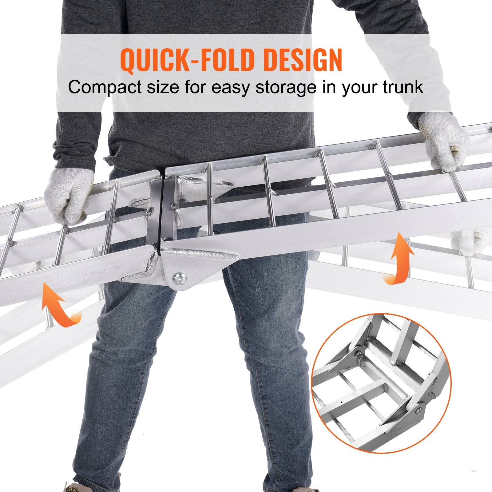 Aluminium Ramp 750 LBS Foldable — view 4