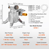 Pressure Washer Pump, 22 mm — view 8
