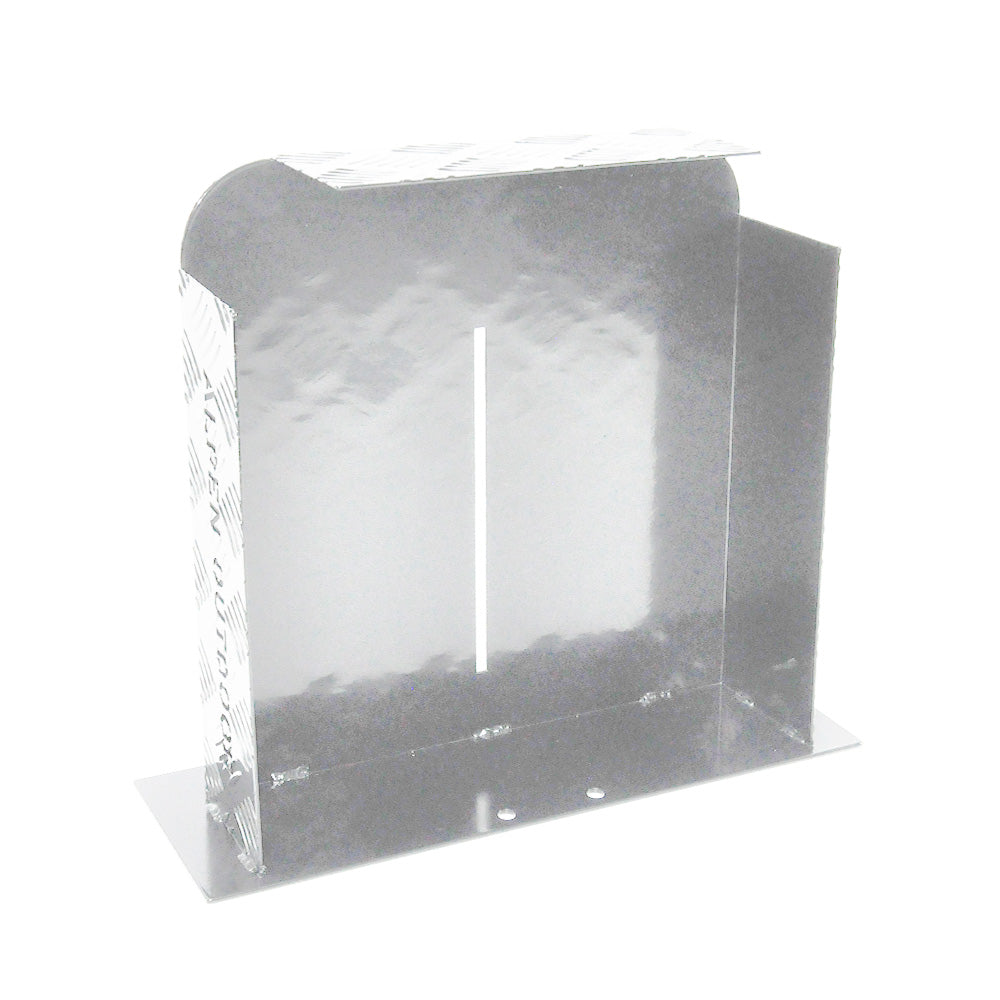 Alpen aluminium diesel fuel tank cover silver — view 3