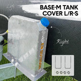 Alpen aluminium diesel fuel tank cover silver — view 4