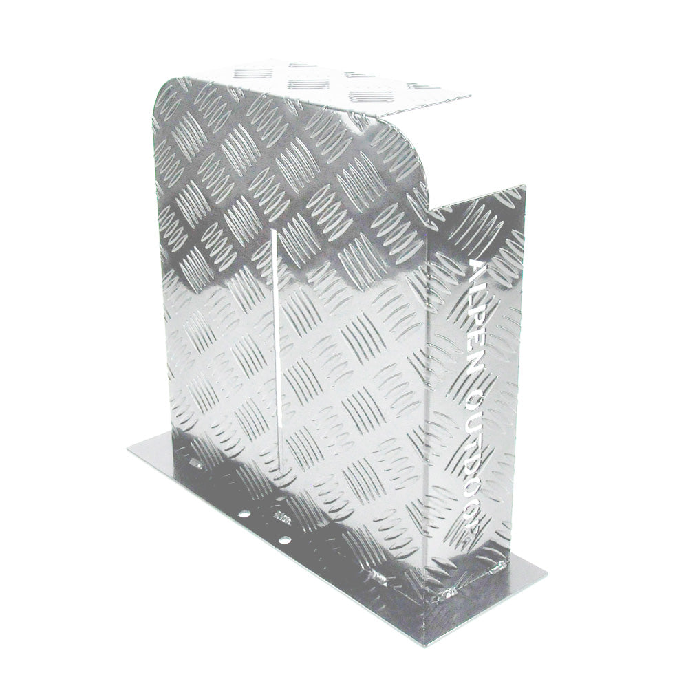 Alpen aluminium diesel fuel tank cover silver — view 6