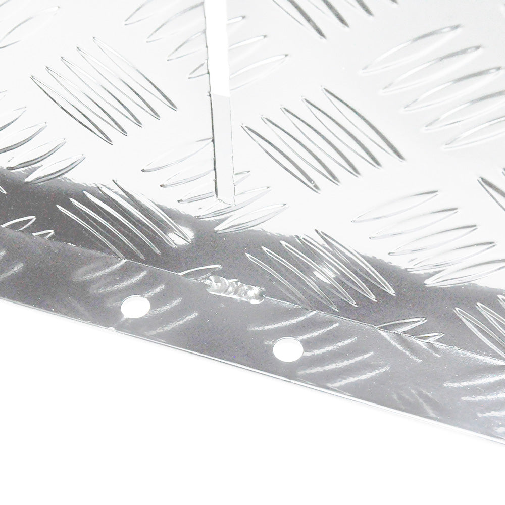 Alpen aluminium diesel fuel tank cover silver — view 7