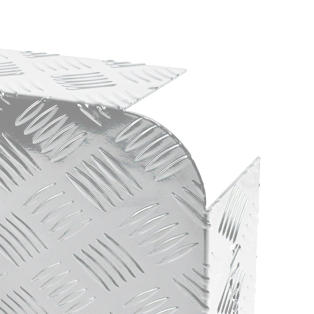 Alpen aluminium diesel fuel tank cover silver — view 8