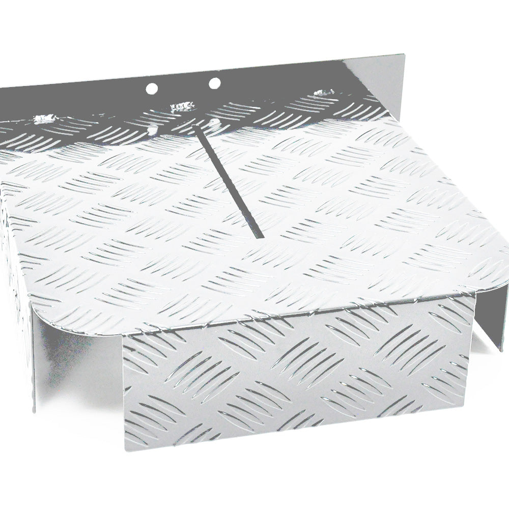 Alpen aluminium diesel fuel tank cover silver — view 10