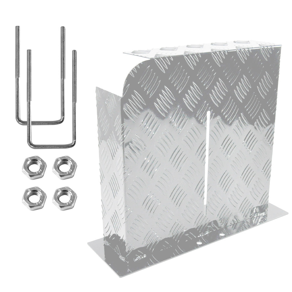 Alpen aluminium diesel fuel tank cover silver — view 12