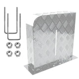 Alpen aluminium diesel fuel tank cover silver — view 12