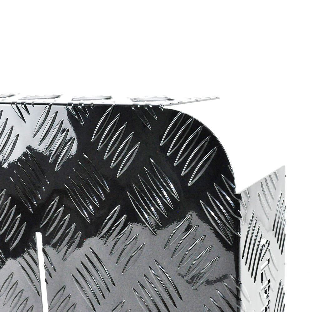 Alpen black aluminium fuel tank cover — view 6