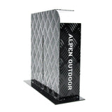 Alpen black aluminium fuel tank cover — view 10