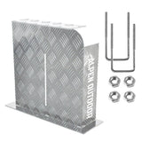 Alpen aluminium diesel fuel tank cover silver — view 13