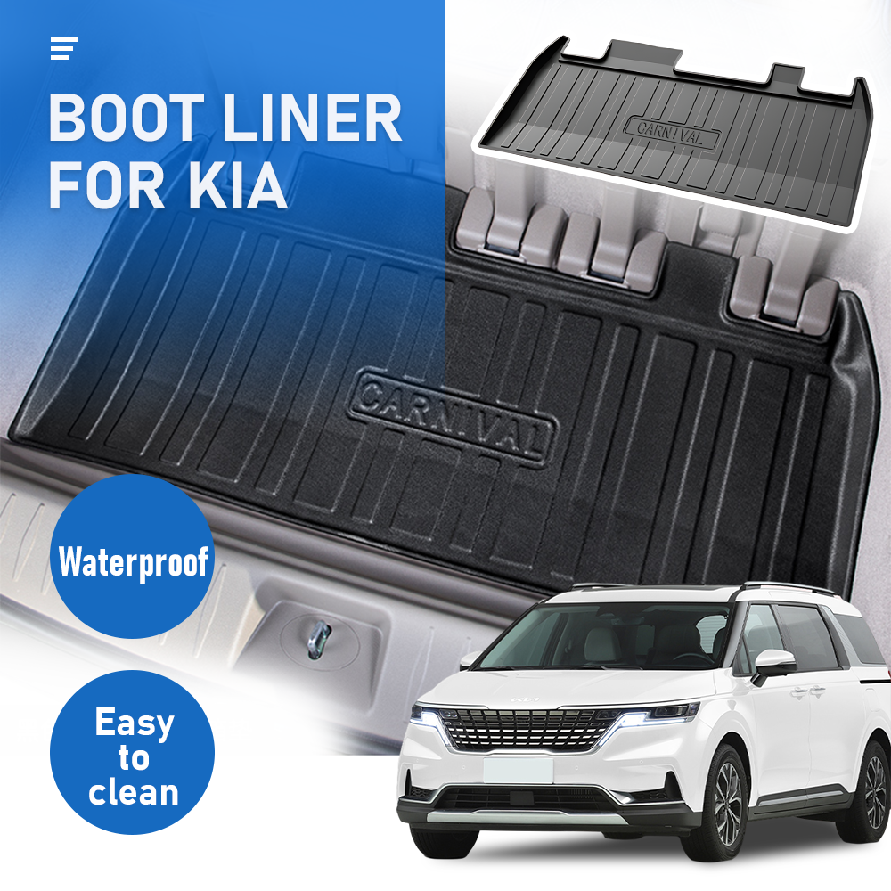 Kia Carnival TPE cargo boot liner — view 3