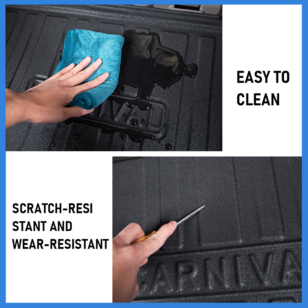 Kia Carnival TPE cargo boot liner — view 8