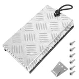 Silver aluminium Truma cowl cover 27x15x4cm — view 2