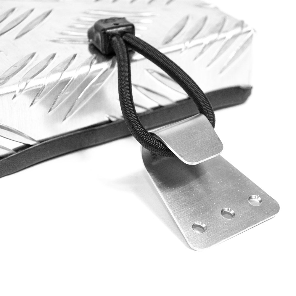 Silver aluminium Truma cowl cover 27x15x4cm — view 5