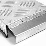 Silver aluminium Truma cowl cover 27x15x4cm — view 6