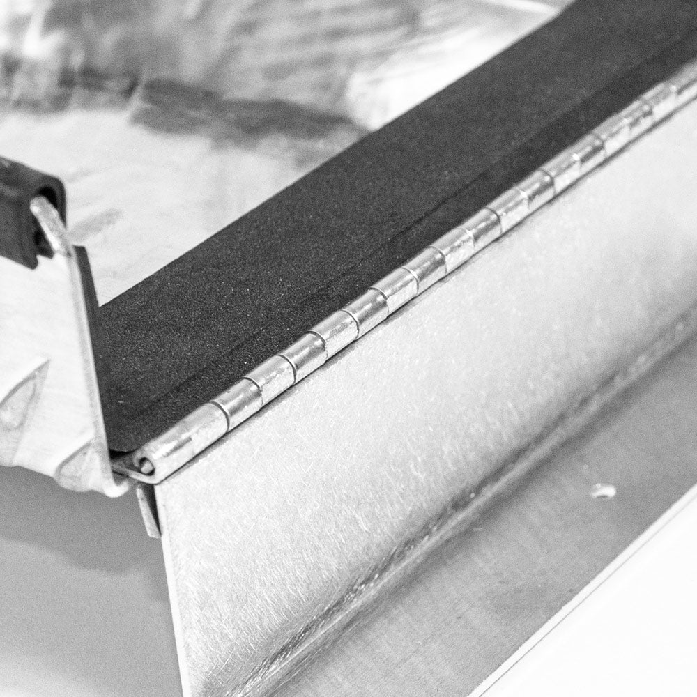 Silver aluminium Truma cowl cover 27x15x4cm — view 7