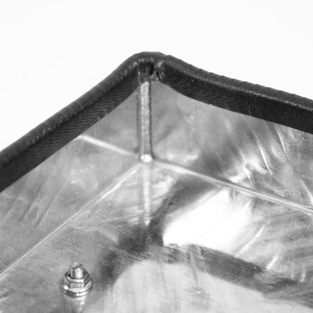 Silver aluminium Truma cowl cover 27x15x4cm — view 8