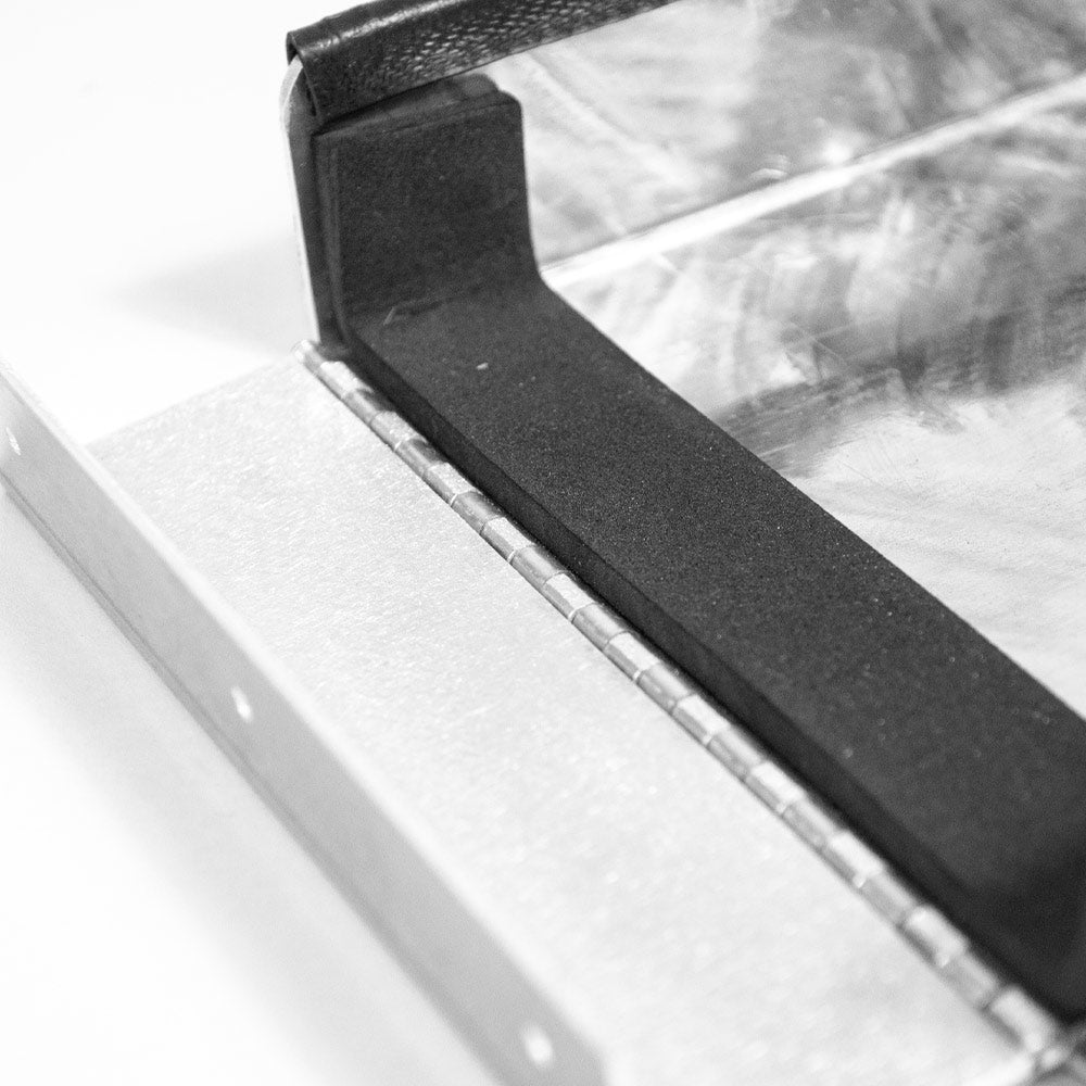 Silver aluminium Truma cowl cover 27x15x4cm — view 10