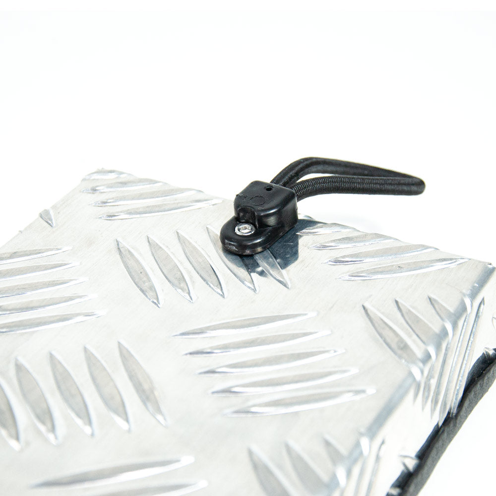 Silver aluminium Truma cowl cover 27x15x4cm — view 11