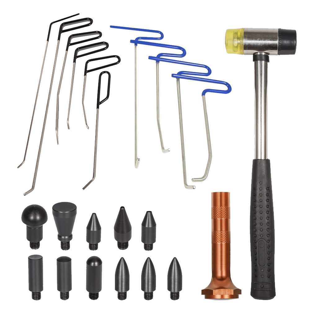23 pcs stainless steel PDR dent repair kit — view 2