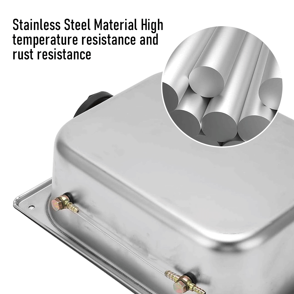 8L stainless steel portable fuel tank — view 4