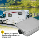 8L stainless steel portable fuel tank — view 7
