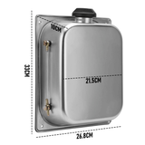 8L stainless steel portable fuel tank — view 9