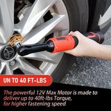 12V cordless electric ratchet wrench set 3/8 inch — view 10