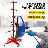 Universal rotating auto paint panel stand — view 3