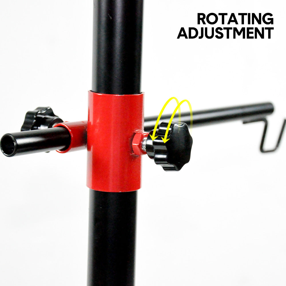 Universal rotating auto paint panel stand — view 5