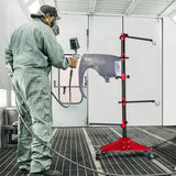 Universal rotating auto paint panel stand — view 11