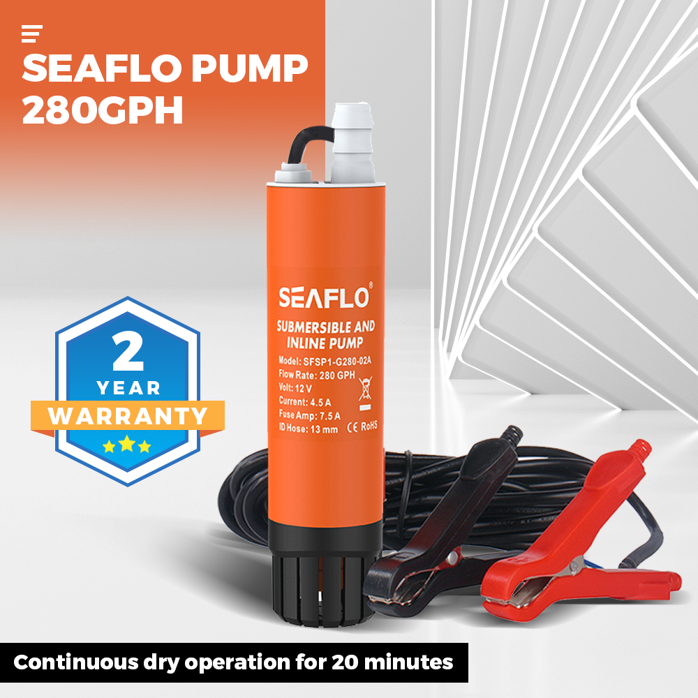 SEAFLO 12V 280GPH submersible transfer pump — view 3