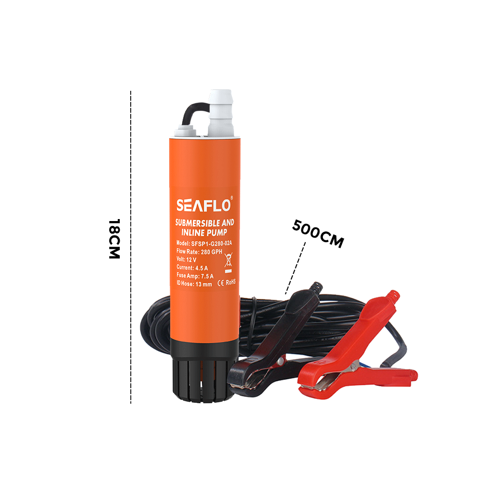 SEAFLO 12V 280GPH submersible transfer pump — view 9