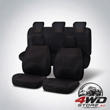 Challenger black front seat covers for Ford Ranger PXII dual cab from 2015