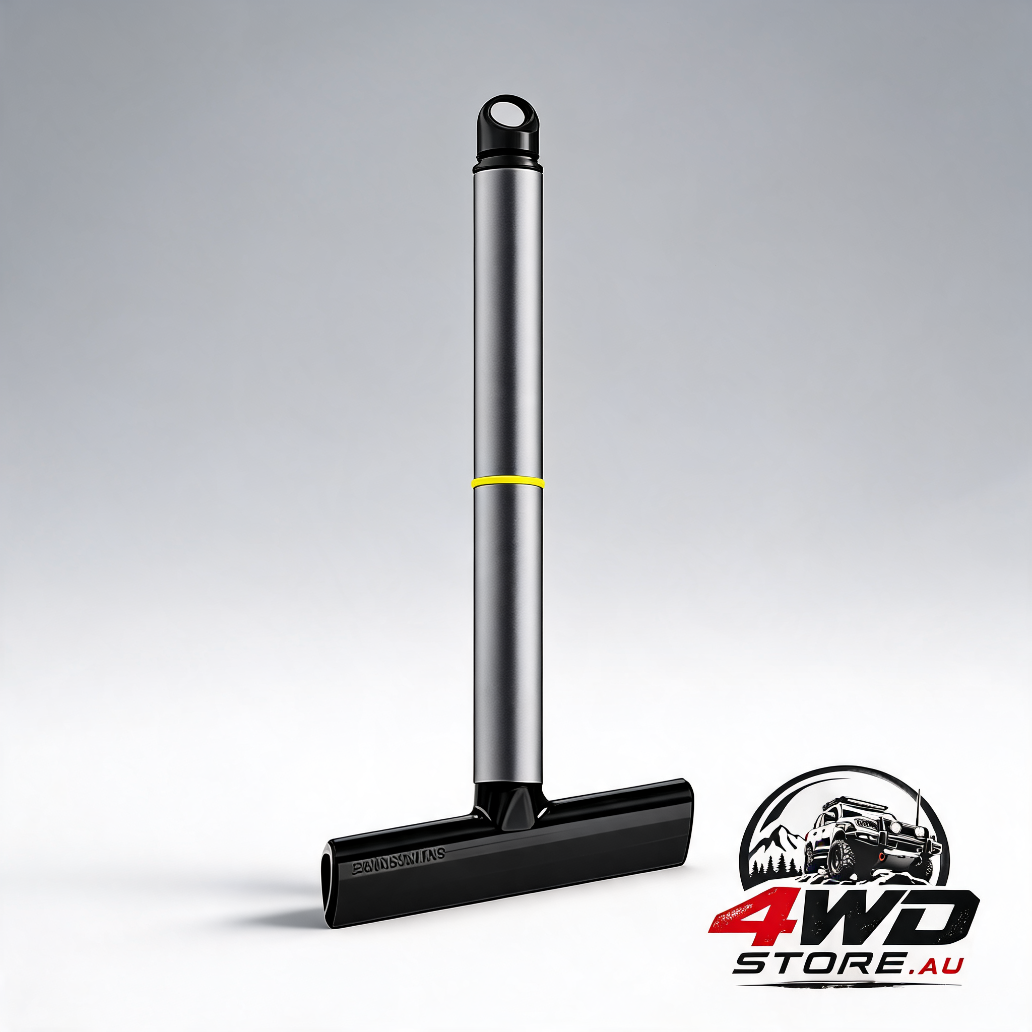 Extendable snow brush and ice scraper for car windscreen, truck and SUV, grey