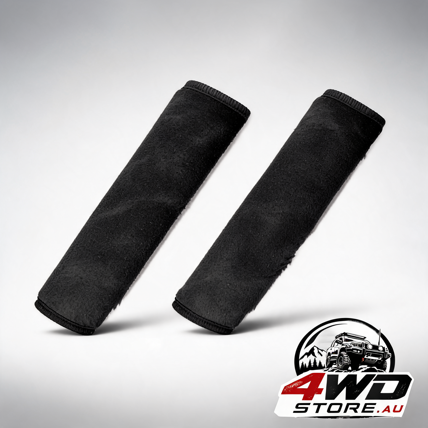 2-pack universal car seat belt shoulder protector pad for adults and children, black