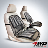 Car bamboo wire cooling seat cushion with backrest