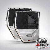 2-pack magnetic double layer car window sun shade for side windows, 71x47cm