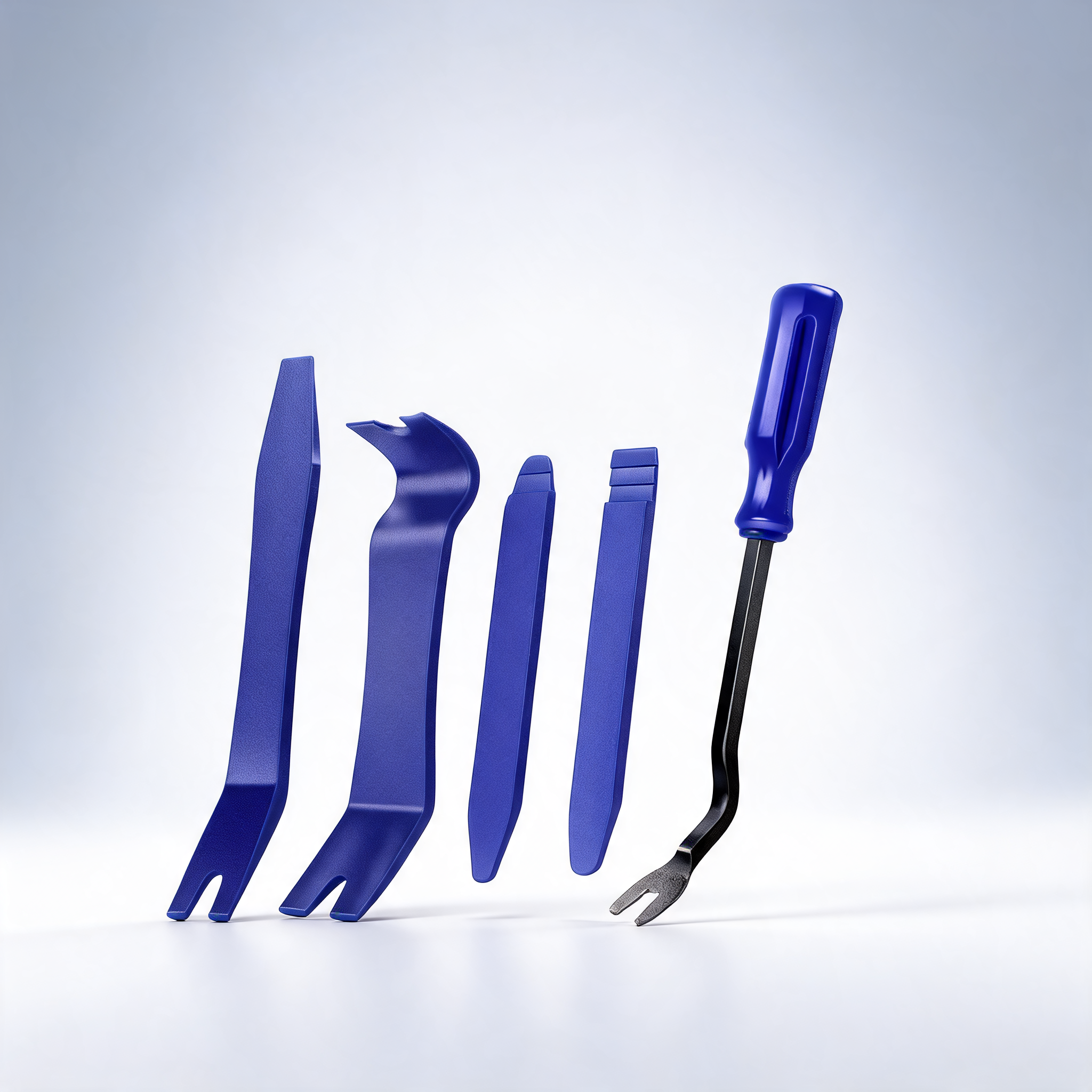 5Pcs car trim removal tool auto hand tools pry bar dash panel door interior kit