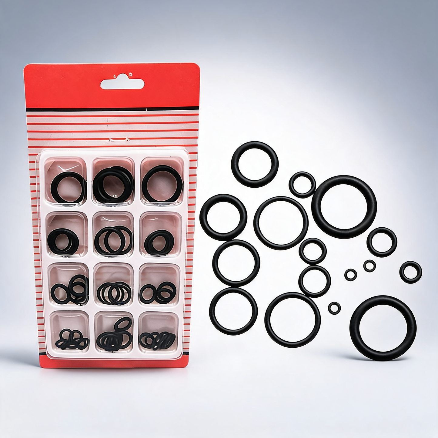 Rubber o-ring assortment kit 50PC- pack o-rings set automotive plumbing seals
