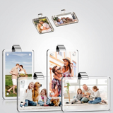8-pack magnetic acrylic car visor photo clip and frame holder