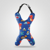 X-shape car travel pillow, adjustable head and neck rest for children and adults