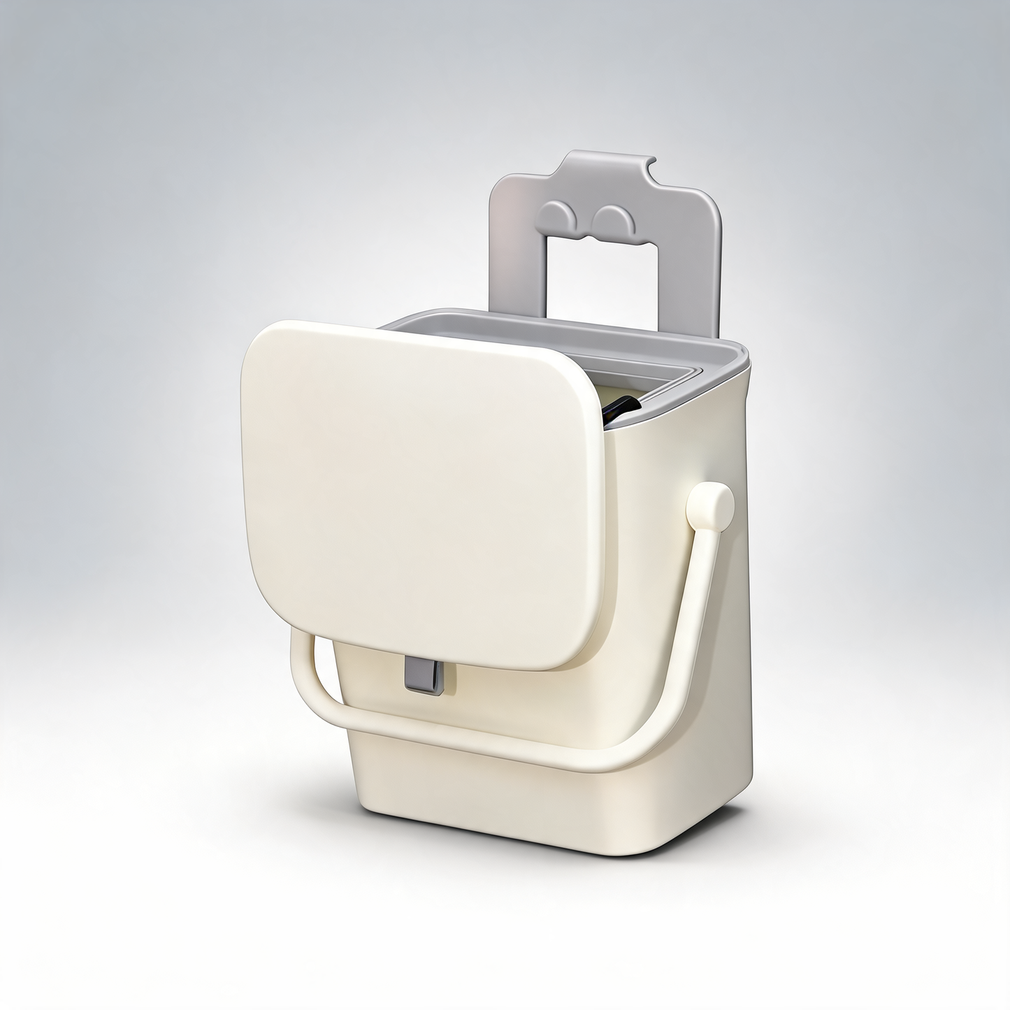 Car waste bin wall mounted in-car garbage organiser vehicle trash can holder