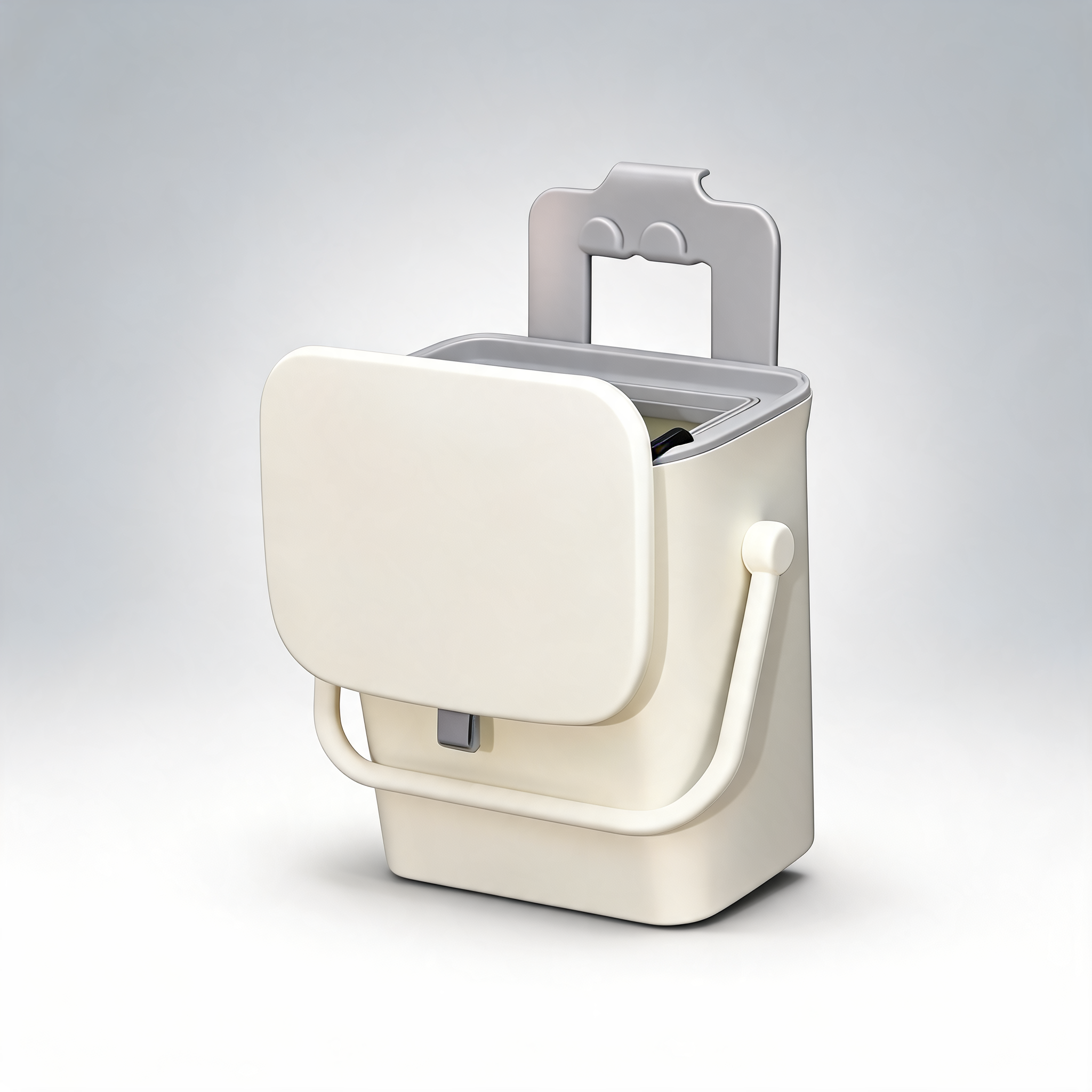 Car waste bin wall mounted in-car garbage organiser vehicle trash can holder