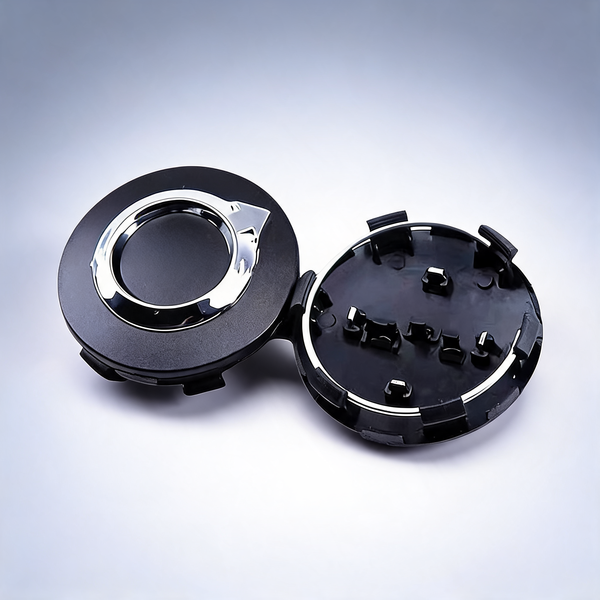 Volvo hubcaps 64mm set of 4 in black