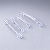 4PCS car door edge protector anti collision strip transparent PVC guard 8cm 11cm
