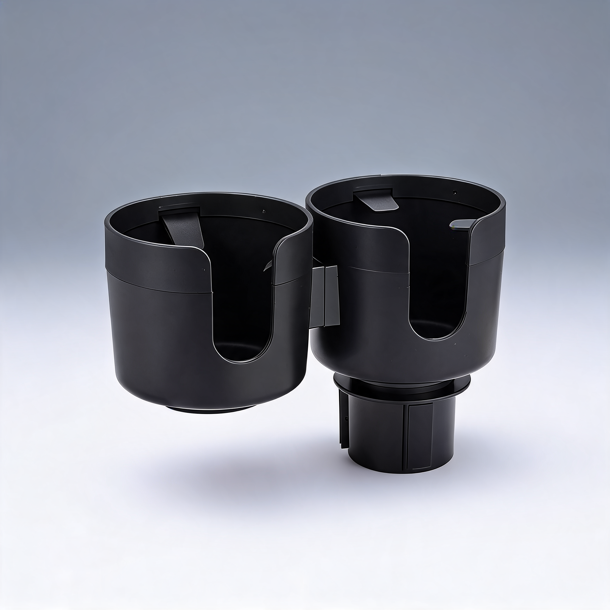 2Pcs car cup holder organiser dual 2-in-1 adjustable drink holder for vehicles