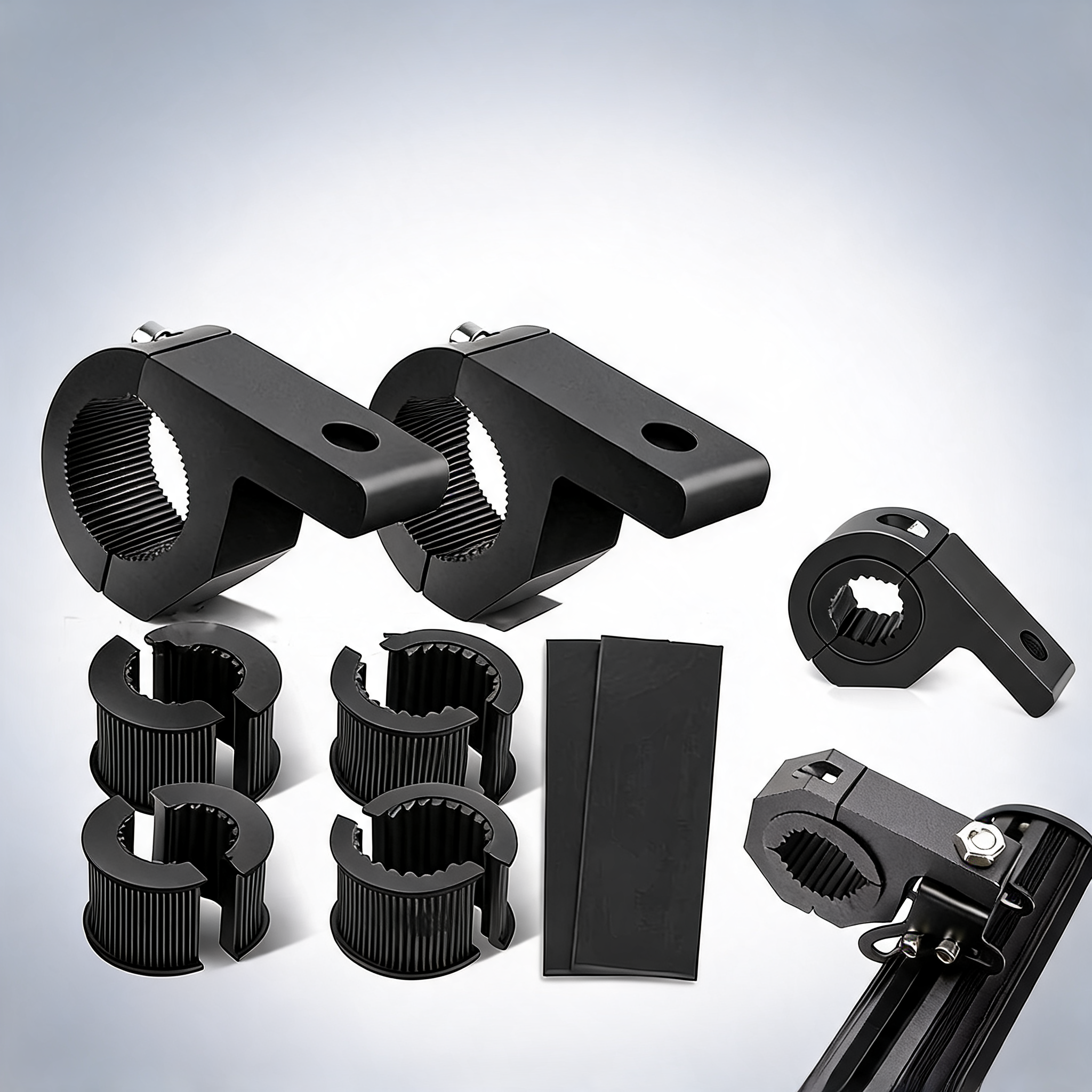 1 Pair light clip fixing bracket for car motorcycle spotlights mounting shelf