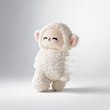 Car tissue box multifunctional hanging drawer box cartoon plush sheep design