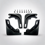 4PCS universal soft rubber fender flares wheel arch guard no drill car accessories