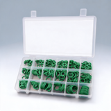 270Pcs automotive air conditioning green rubber ring seal repair box set seals